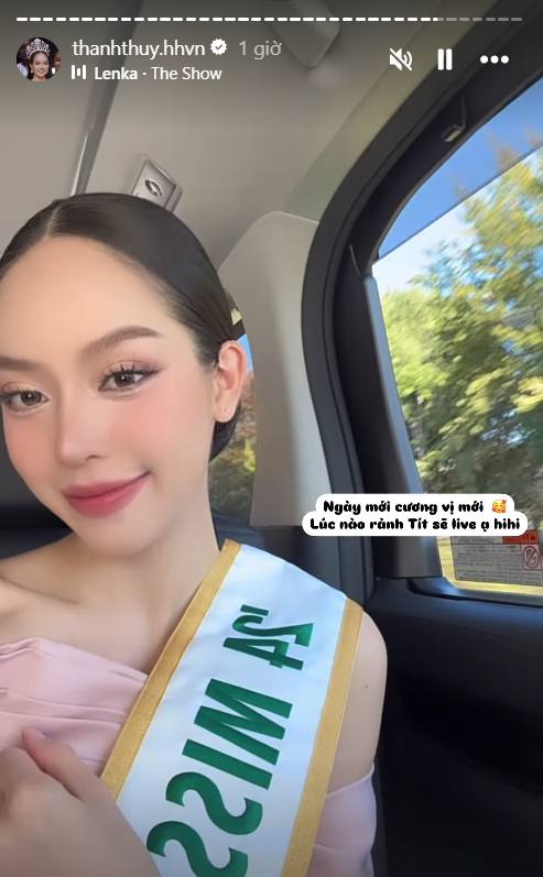 Hoa hậu Huỳnh Thị Thanh Thủy có chia sẻ đầu tiên sau đăng quang Miss International 2024- Ảnh 1.