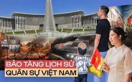 Bảo tàng quân sự “khủng” nhất Việt Nam ngày đầu mở cửa: Nhiều gia đình đưa con đến tham quan để hiểu hơn về lịch sử hào hùng của dân tộc