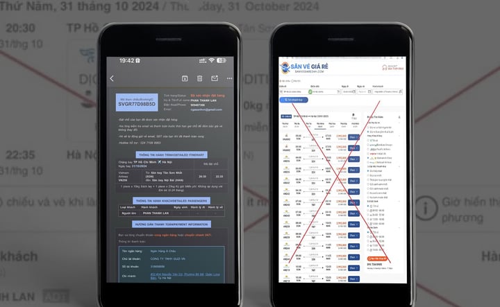 Xuất hiện thủ đoạn lừa đảo bán vé máy bay Tết Nguyên đán giá "ưu đãi" qua mạng - Ảnh 4.