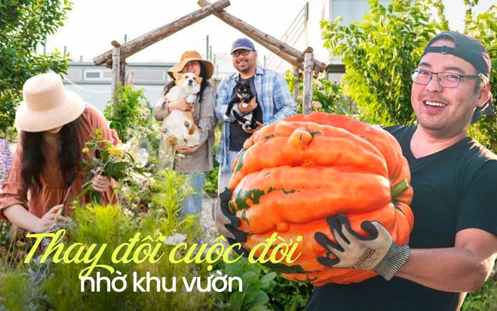 Từ đất cằn, đôi vợ chồng trung niên dành 3 năm “toàn tâm toàn ý” xây dựng khu vườn, thay đổi cả cuộc đời