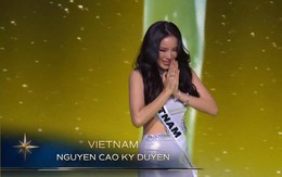 Chung kết Miss Universe 2024: Kỳ Duyên hô vang “Việt Nam”, vào Top 30