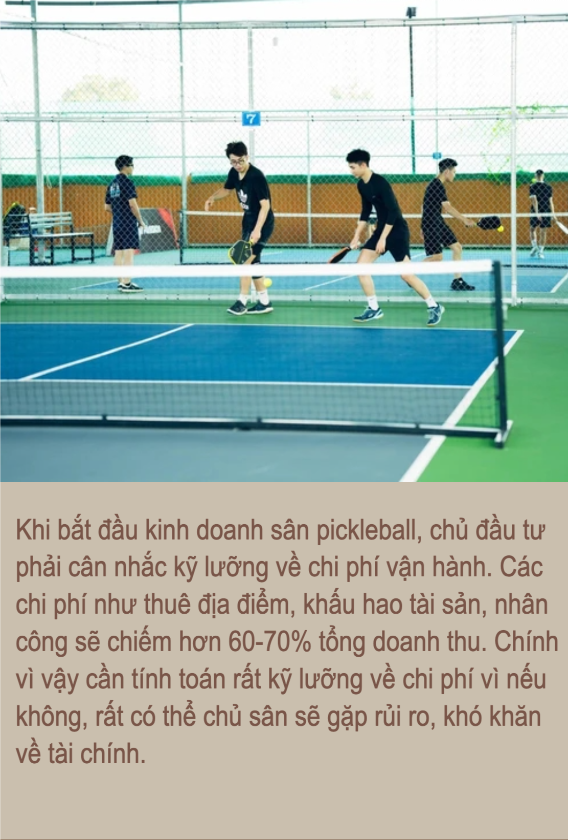 Sân pickleball “mọc lên như nấm”: Bỏ cả tỷ đồng thu về “tiền lẻ”, sao nhiều người vẫn nườm nượp mở theo? - Ảnh 8.