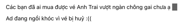 Dân tình kêu trời về chuyện săn vé concert "Anh trai chông gai": Chuyển tiền thành công, vẫn bị hủy vé, chuyện này là sao??? - Ảnh 3.