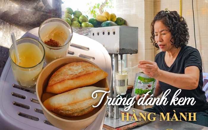 Giữa phố cổ Hà Nội có 1 hàng trứng đánh kem mà chỉ dân sành ăn mới biết, vừa ăn vừa ngắm cảnh cực “chill”