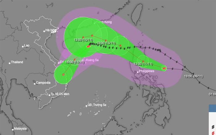 Dự báo Biển Đông đón 3 cơn bão liên tiếp, miền Trung hứng mưa lớn