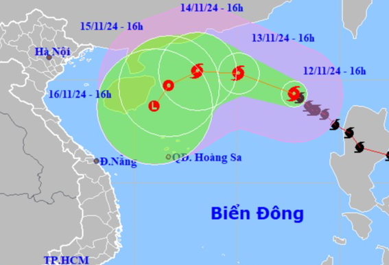 Bão số 8 giật cấp 12; áp thấp nhiệt đới áp sát Quảng Ngãi - Phú Yên- Ảnh 1.