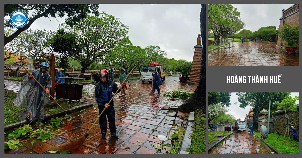 Loạt điểm tham quan, quán xá tại Huế - Đà Nẵng nhanh chóng dọn dẹp mở cửa đón du khách sau bão Tra Mi càn quét - Ảnh 4.