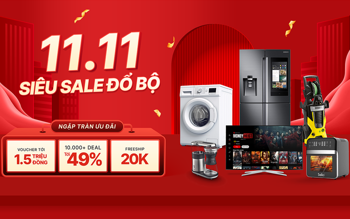 Sale 11/11: Loạt deal đồ gia dụng giảm giá kịch sàn ngày độc thân