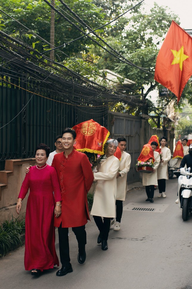 Dàn sao nam trong lễ ăn hỏi diễn viên Minh Hoàng- Ảnh 7.