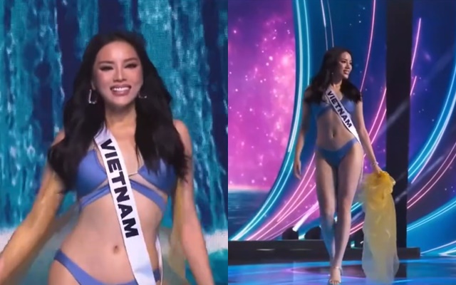 Cực nóng: Kỳ Duyên “cởi áo” trong phần thi bikini chung kết Miss Universe 2024