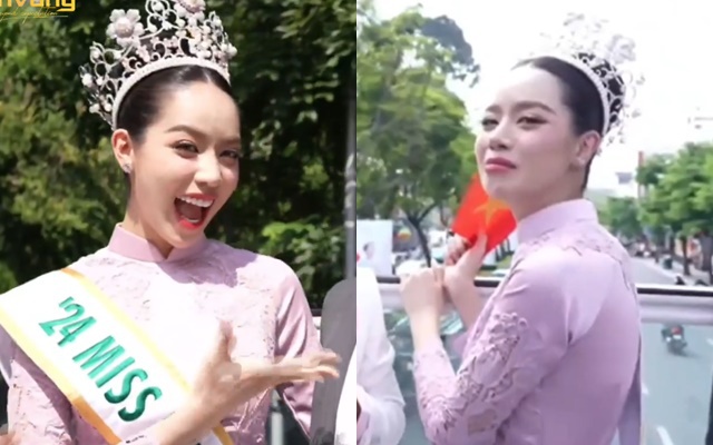 Nóng: Miss International 2024 Thanh Thủy “mếu máo” khi vừa xuống sân bay Tân Sơn Nhất