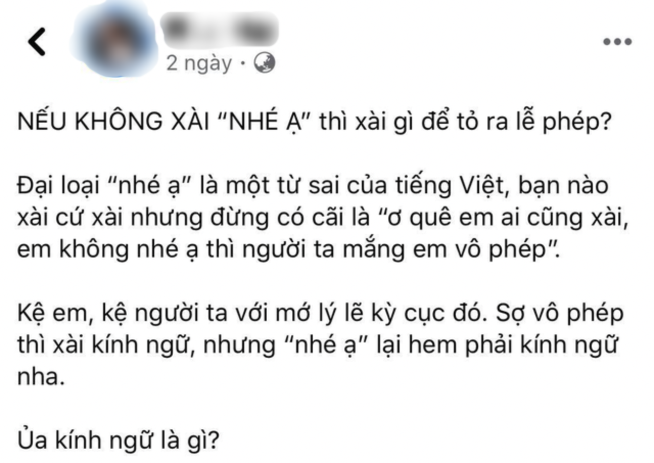 Giữa đêm, cả cõi mạng thi nhau "nhé ạ" sau phát ngôn gây tranh cãi của siêu mẫu Xuân Lan: Chuyện gì đây?- Ảnh 4.