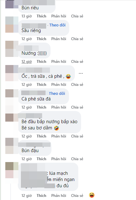 Nếu được đặt tên con theo món mẹ thèm nhất lúc bầu thì con bạn tên là gì?